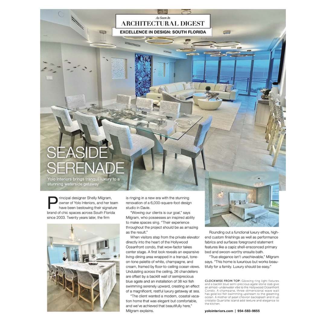 Publication Features Of Yolo Interiors